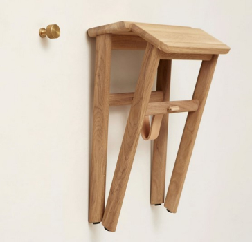 Preview: Form & Refine Angle Hook Brass 3cm